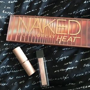 Naked Heat + 2 lippies